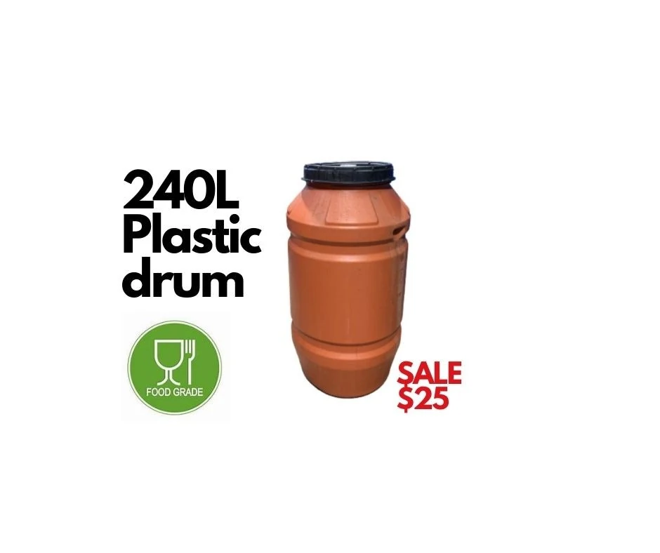 240L plastic barrels on sales now