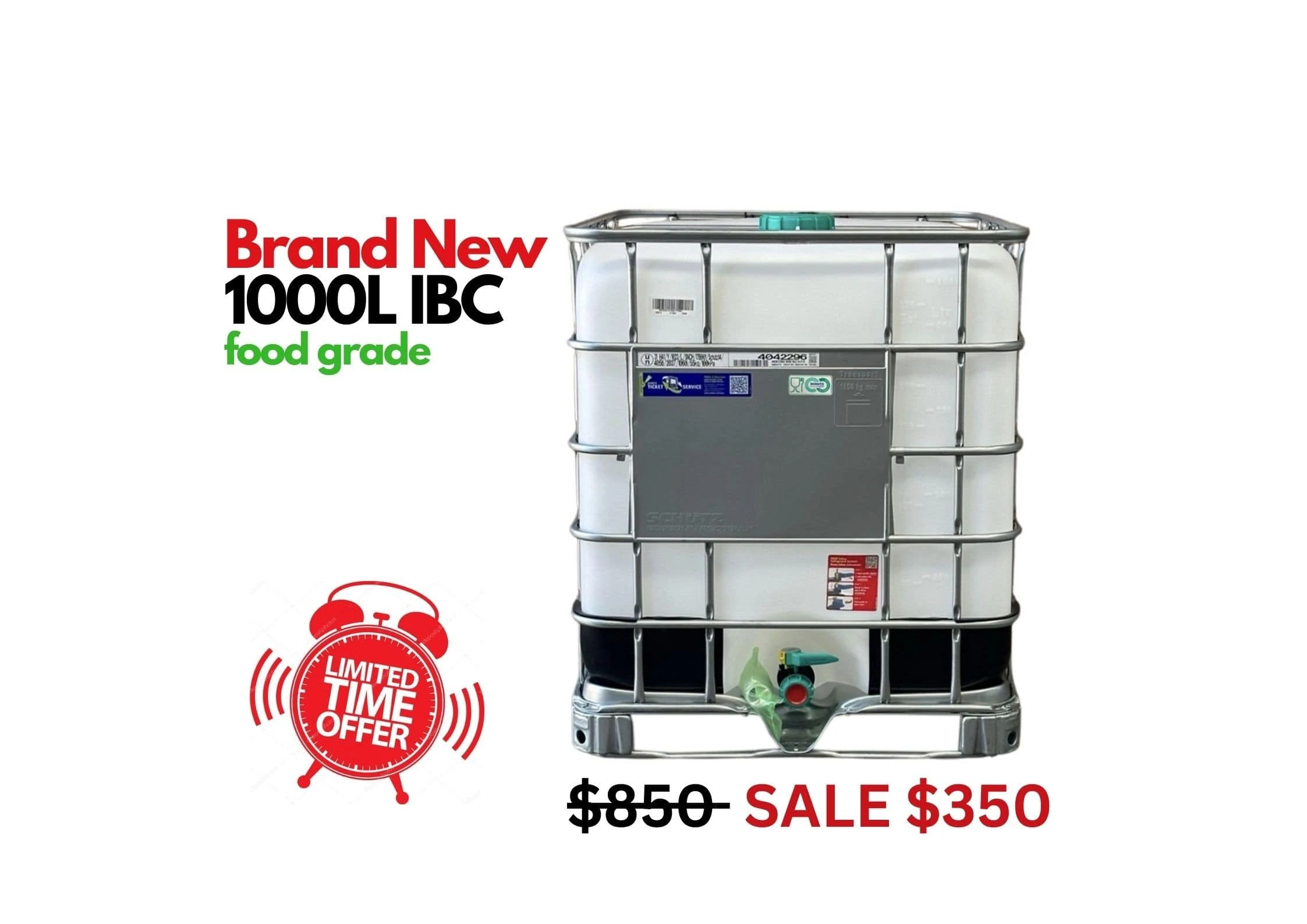 New IBC food grade, 1000L